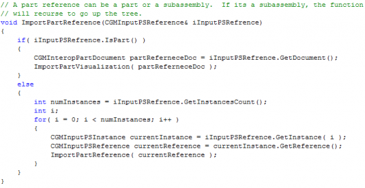 Extracting a Single Instance from a Product Structure