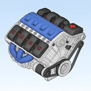 engine-3d