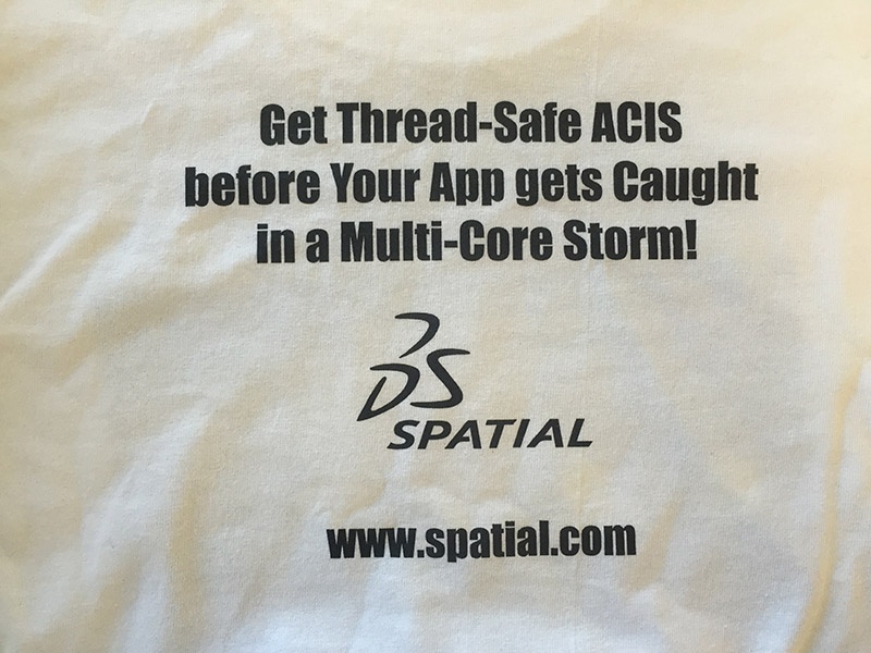 Thread-Safe ACIS Back T Shirt 