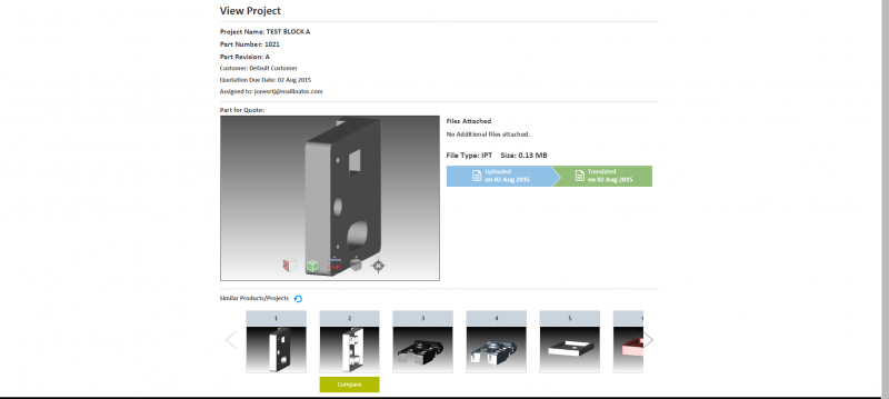 Machine Research Project Screen Shot